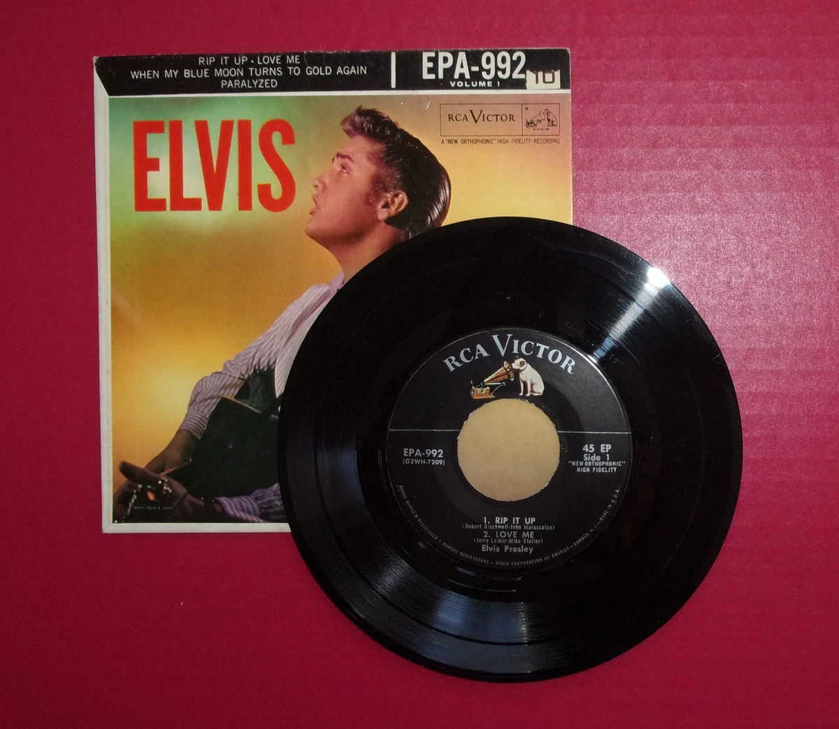 ELVIS PRESLEY - King Creole (EPA-5122) NM "Gold Standard Series" Cover!