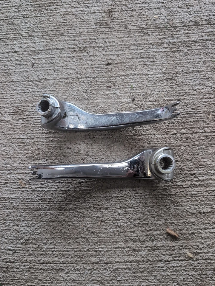 BMW E10 2002tii 1802tii E12 530I E24 635CSI Door Handle Inner Pair OEM  - Image 3 of 4