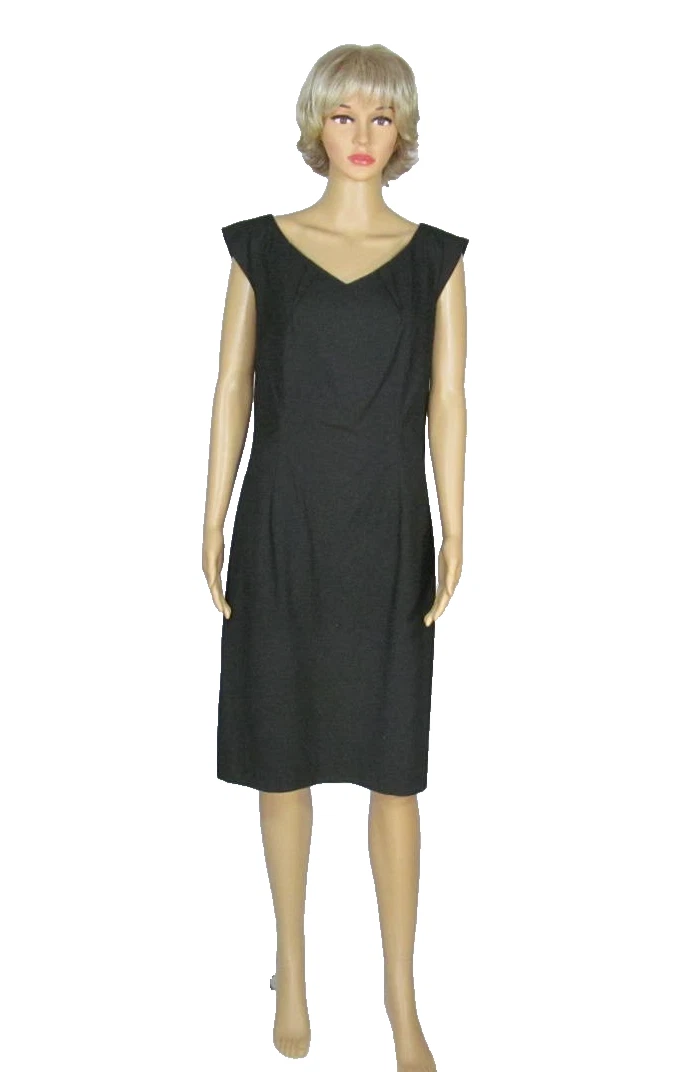 mossimo black dress Gianna Black Cut Out Dress with Puff Sleeves