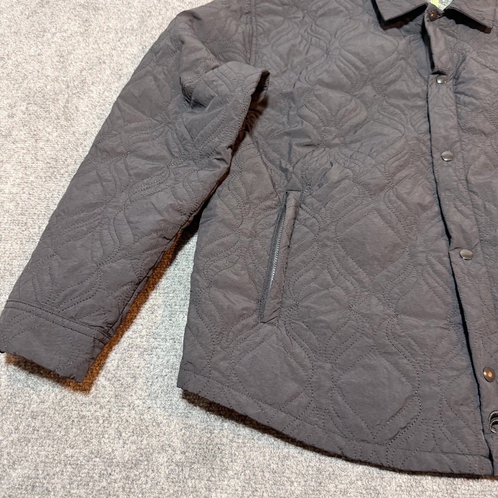 Fabletics Jacket Mens Extra Large Black Quilted S… - image 10