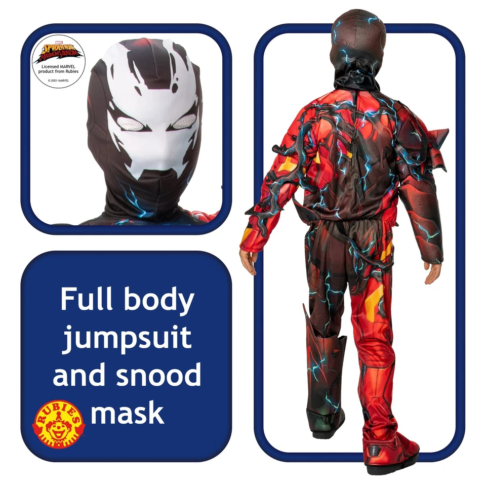 Disfraz de Iron Man Venom Maximum Venom Deluxe Venomized Marvel para niño, mediano Foto 2 de 4