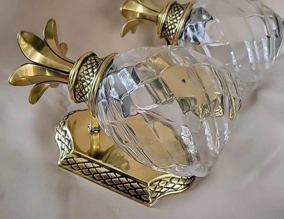 (2) Apliques de baño Hinkley Lighting Plantation 1 luz, latón amueblado 5310BB COMO NUEVOS Foto 2 de 4