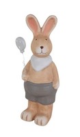Trendline Deko Hase Terracotta 25,5 Cm Braun Osterhase Hasendeko