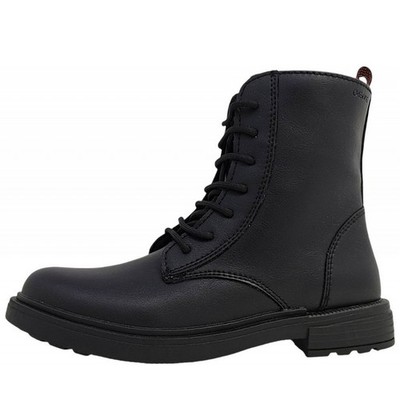 Geox Eclair Mädchen Schnürstiefel in Schwarz
