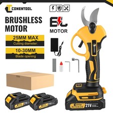 21V Pruning Shears Portable 0/1/2 Battery Power Cordless Secateur Garden Pruner