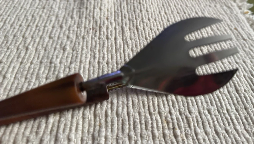 De Colección Mango de Baquelita Caramelo Remolino Garras Pinzas de Hielo Barra Herramienta 7" MCM Barware9 Foto 4 de 4