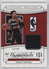 2022-23 Panini National Treasures NBA Materials 63/99 Trae Young #NM-TYH 1ib5