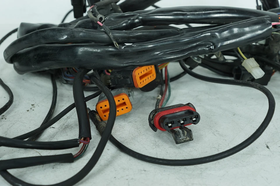 Harley Touring Electra Glide 1996 FLHT cableado principal fabricante de equipos originales arnés telar Foto 3 de 4