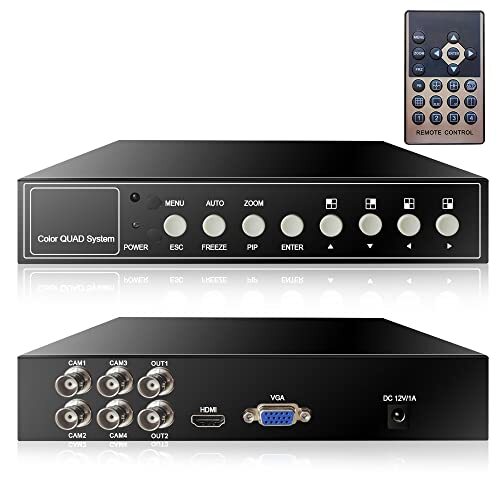 4 Canali 1080P HD Videoquadro Processore Video Multiplexer Immagini Video (s3W)