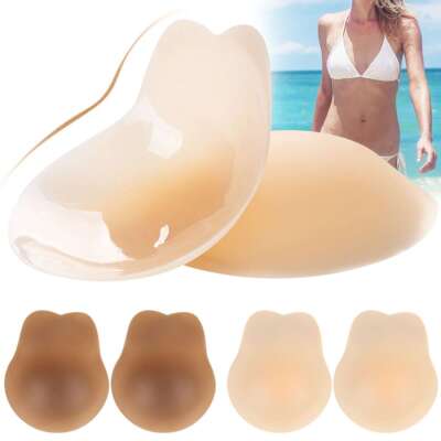 Silicone Self-adhesive Stick On Gel Push Up Strapless Backless Invisible Bras