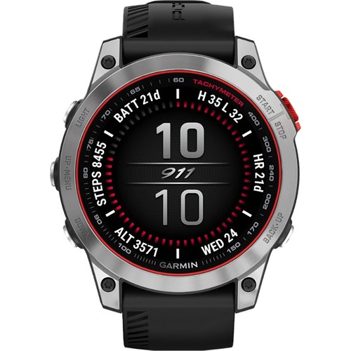 Porsche Design X Garmin® Epix 2 47mm Wifi + Bluetooth Black Smartwatch NEW - 第 1/5 張圖片