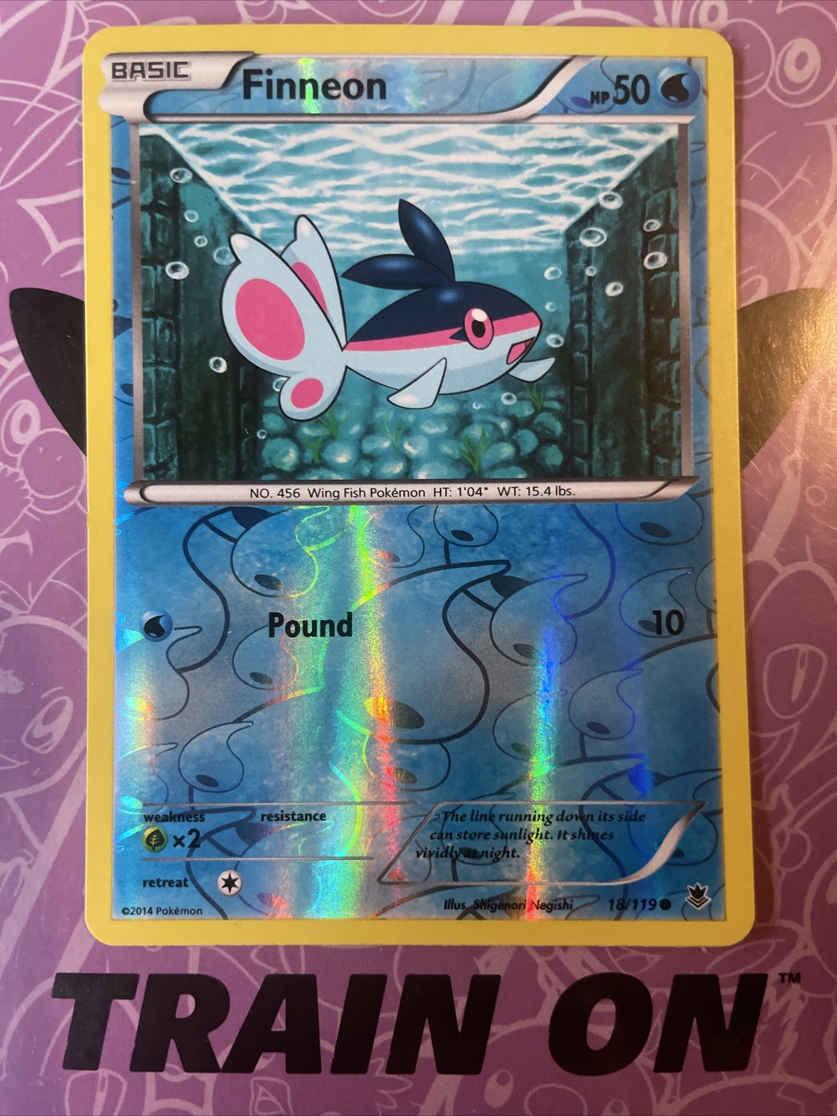 Finneon 18/119 Reverse Holo - Phantom Forces 2014