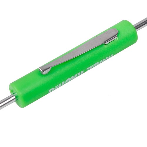 Green 10PCS Mini Pocket Screwdriver Flat Head Tip with Phillips Top Pocket Clip - Picture 6 of 11