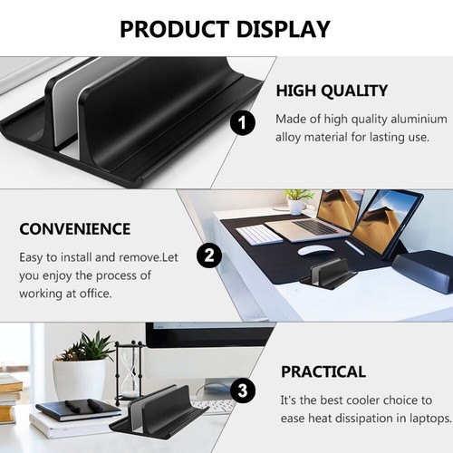 Supporto Per Computer Portatile Raffreddamento Del Laptop Verticale - Photo 10/12