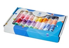 MACHINE EMBROIDERY THREAD BROTHER COLOURS GIFT BOX 40 GLOSSY SATIN 200MTRS 40WT