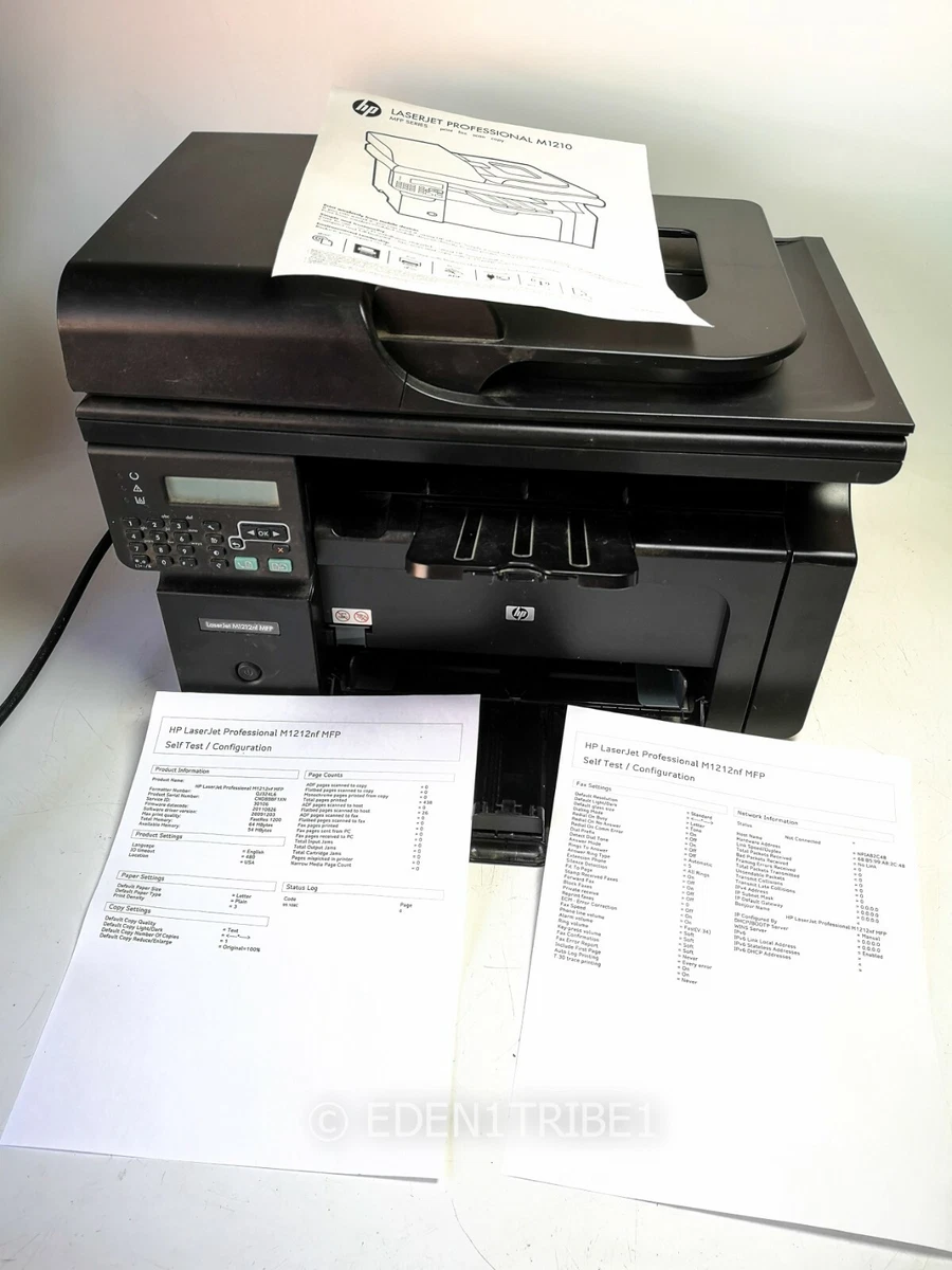 HP LaserJet M1212nf WORKS GREAT | eBay