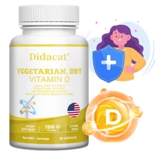 Vitamin D Capsules - Supports Strong Bones,Balance Immune Health