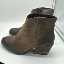 Coolway Womens Brown Ankle Leather Boots Size 6.5