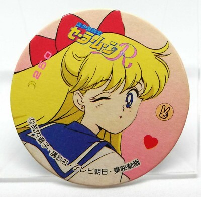 Aino minako Venus Wink Sailor Moon Menko face NAKAYSHI JAPAN Naoko Takeuch