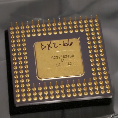 Vintage Intel 486 A80486DX2-66 66 MHz SX645 CPU Tested