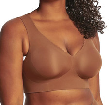 Evelyn  Bobbie Evelyn Seamless Wirefree Bra X-Large Clay A677303