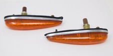 Nos Giuntini Turn Signal Indicator Light Pair 10197 Fiat 1100 103 Vintage