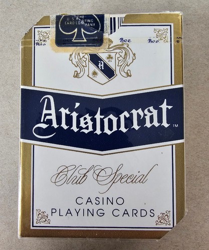 LAS VEGAS Hilton Hotel Playing Cards Casino Game Used Blue Deck ARISTOCRAT - Picture 2 of 6