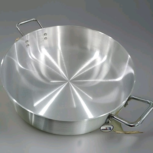 Chefs Casserole Pot 52cm Fish Pot 52cm Brazing Pan African Asian Patila With Lid - Picture 4 of 18