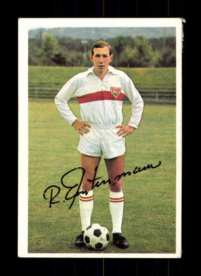 Rudi Entenmann VFB Stuttgart 1966-67 Bergmann Sammelbild Original Signiert