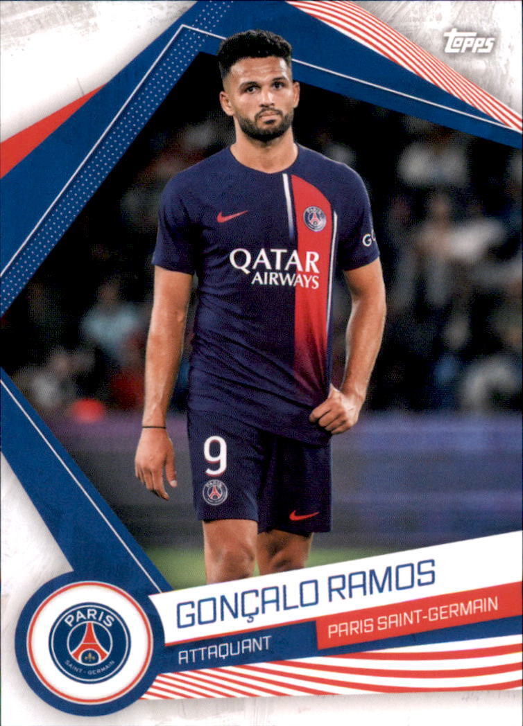 Gonçalo Ramos - carte PSG-19 Topps - Paris Saint-Germain Fan