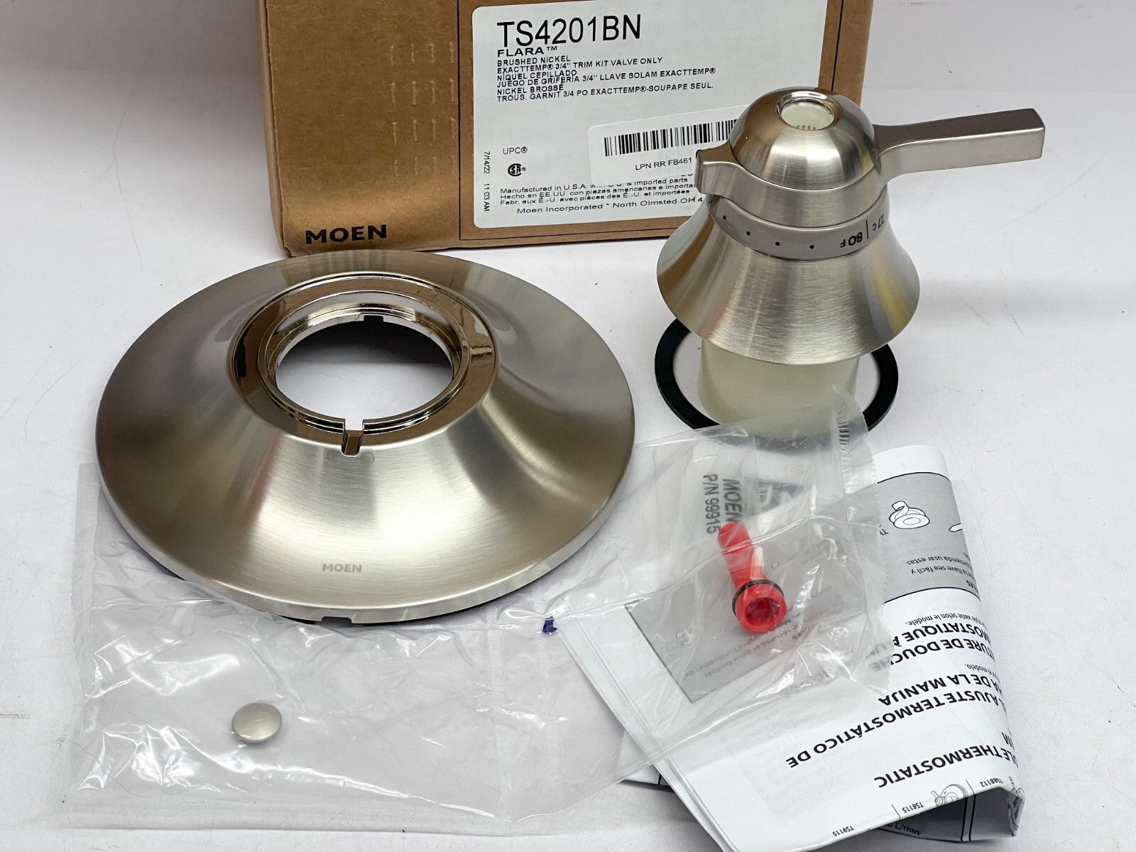 Moen Ts23005 Arris Transfer Ventil Schnitt – Chrom, Für Einhebel-Armaturen, ADA-konform
