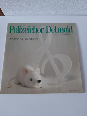 LP Vinyl Schallplatte Polizei Chor Detmold Wo froh Musik erklingt 12''