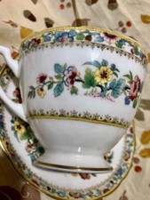 Coalport Ming Rose Cup  Saucer 8