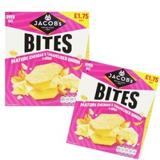 Jacob’s Crispy Party Snacker 125g Smoked Paprika & Cheddar Onion Flavour Bites