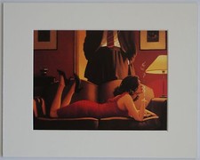 Parlour Of Temptation by Jack Vettriano Mounted Art Print 10" x 8" 