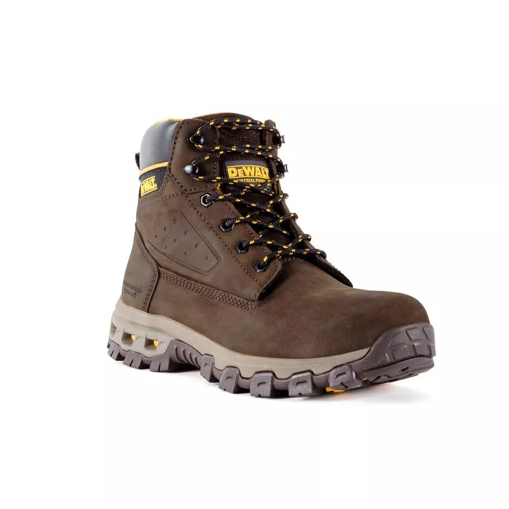 DeWALT Men s Halogen Steel Toe Brown Crazy Horse Work Boots DXWP84354 Size 9.5