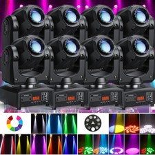 8pcs 120W 8 Gobo RGBW LED Moving Head DMX Bühnenlicht Party Lichteffekt Strahler