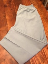 Briggs Light Blue Womens Elastic Waist Pull On Pants Pockets Size 18 HH 