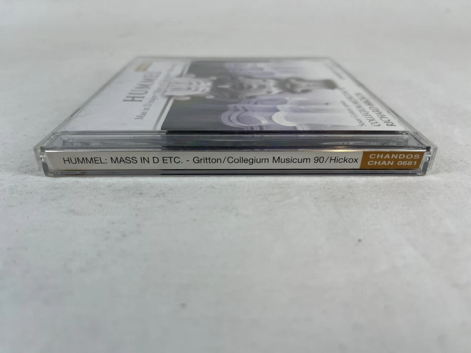 The Hummel Mass Edition Vol.1 Mass In D Major B Flat Alma Virgo CD Chandos 0681 - Image 3 of 4