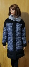 Fabletics Waco Puffer Jacket Women’s W/detachable Faux Fur Collar ~ Large