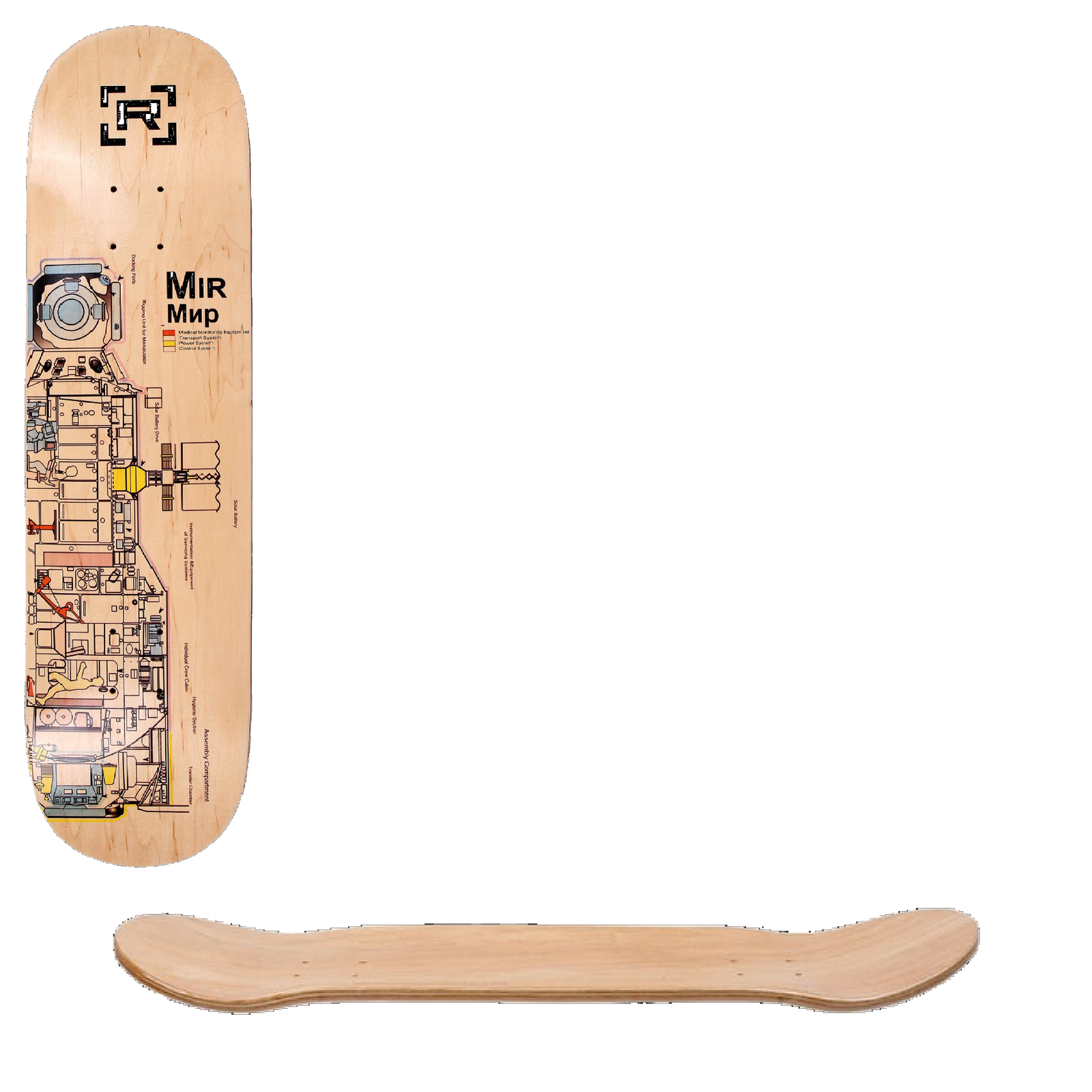 Rampage MIR Schematic Skateboard Deck eBay