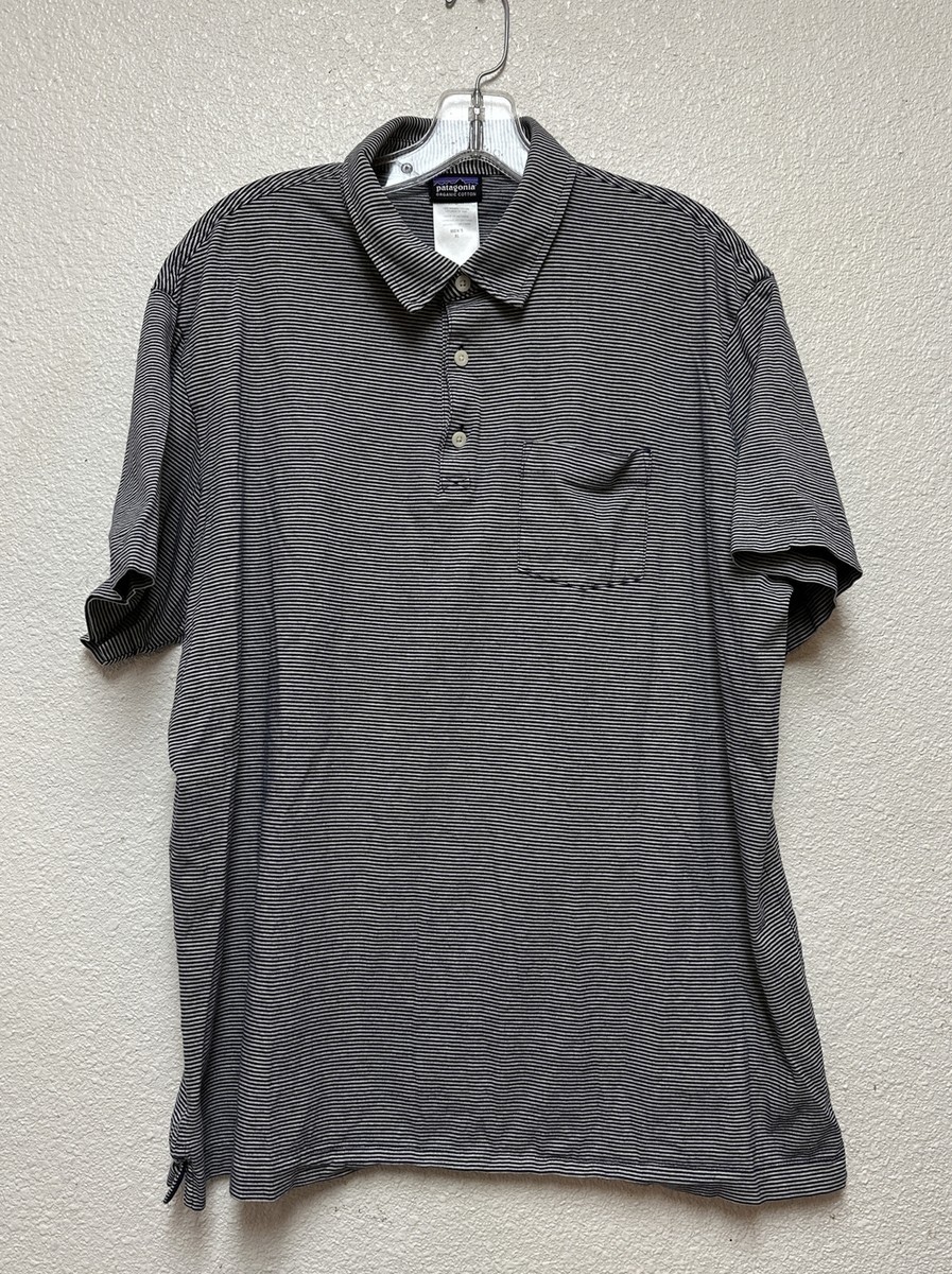 にんにん Patagonia Striped Polo shirt men (style 52776) Sz XL | eBay