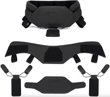 Collier de Protection Universel pour Gilet Tactique Airsoft Chasse Noir