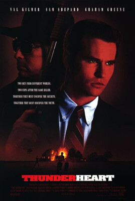Thunderheart (1992) Movie Poster, Original, SS, Unused, NM, Rolled