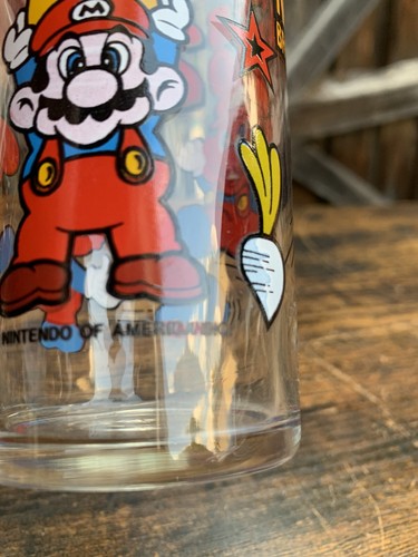 Vaso promocional Super Mario Bros 2 Nintendo 1989 | 5 1/4" de alto - Imagen 7 de 9
