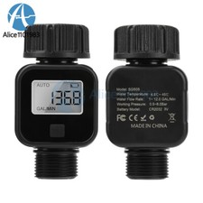 Water Flow Meter Digital Water Flow Recorder for Garden Watering Irrigation Hose