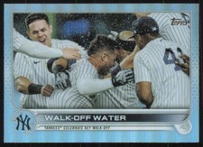 Walk-Off Water 2022 Topps Rainbow Foil #119 New York Yankees