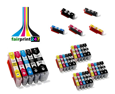 XXL-Patronen für Canon PIXMA TS6150 TS6151 TS8150 TS8151 TS8152 TS9150 TS9155