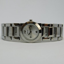 Lorus LR0723 Silver Tone Quartz Analog Women's Watch Sz. 6 3/4" New Battery