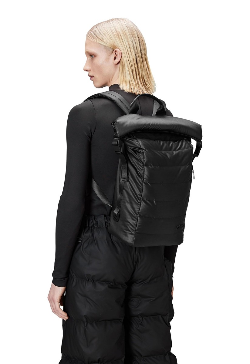 RAINS BATOR Puffer Backpack W3 Black Rains Bator Puffer Backpack W3 1460001 Μαύρο main image 3